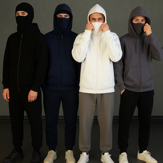 HOODIE NINJA CON BALACLAVA